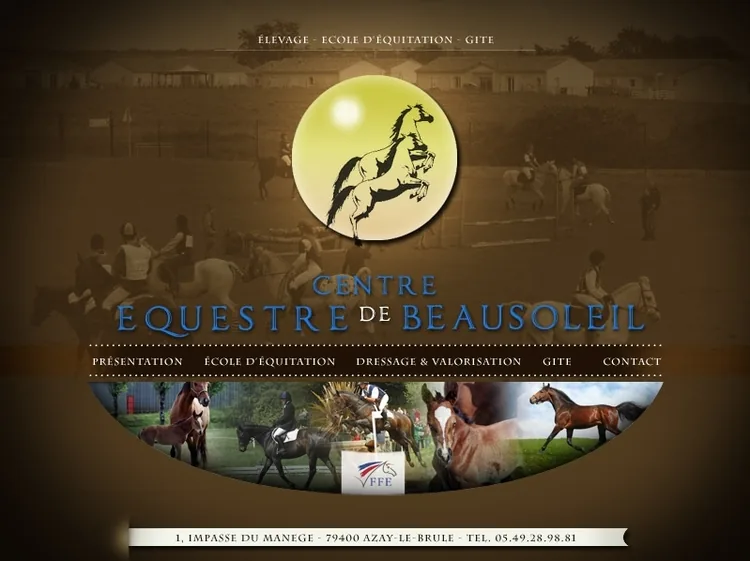 Centre Equestre Beausoleil à Saint-Maixent-l'École, Deux-Sèvres (79)