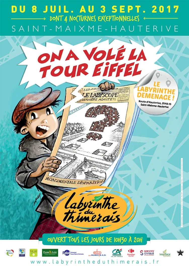 Labyrinthe du Thimerais à Saint-Maixme-Hauterive, Eure-et-Loir (28)