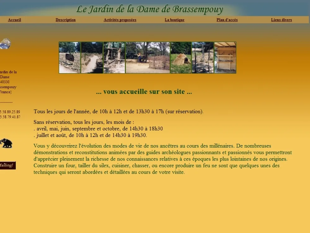 Le Jardin de la Dame de Brassempouy à Brassempouy, Landes (40)